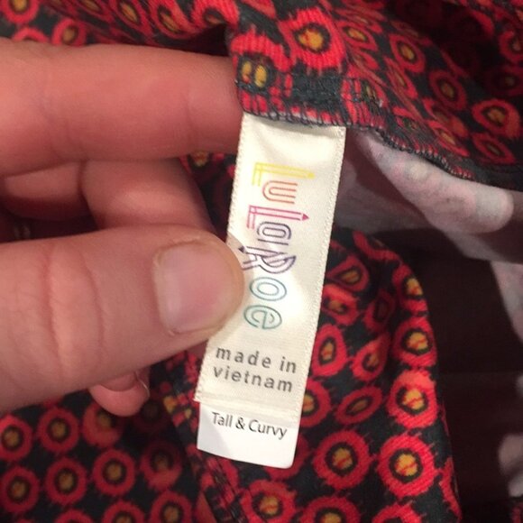 TC NWOT LuLaRoe Leggings H03 4375 - Picture 3 of 3